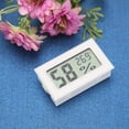 thumbnail image 2 of Medidor De Humedad Mini termómetro higrómetro digital LCD temperatura humedad medidor (blanco) Wdftyju Libre de BPA, 2 of 5
