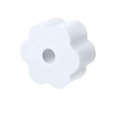 thumbnail image 2 of Bearachild Vasos con forma de flor Turner Espuma giratoria Inserciones ligeras Accesorios Vaso resistente al desgaste Botellas de esponja Cocina y Comedor Blanco 95mm Bearachild HA062988-06B, 2 of 3