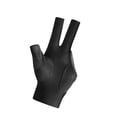 thumbnail image 3 of Pool Cue Guantes de billar Mano izquierda Accesorios de billar Universal Mujeres Hombres Elástico Transpirable Juegos de interior Tres Finger Show Gua negro gris shamjiam Guantes de billar, 3 of 8