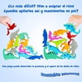 thumbnail image 4 of Rompecabezas De Dinosaurio Para Niños Rompecabezas De Madera Dinosaurios Juguetes Educativos Regalo Para Niños Cumpleaños Bloques Apilables De Navidad Sweethay FN006518-00, 4 of 6