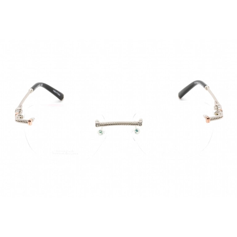 NWT Charriol PC71046-C02 54mm Shiny Silver Eyeglasses Charriol PC75088 C02 Men main image 4