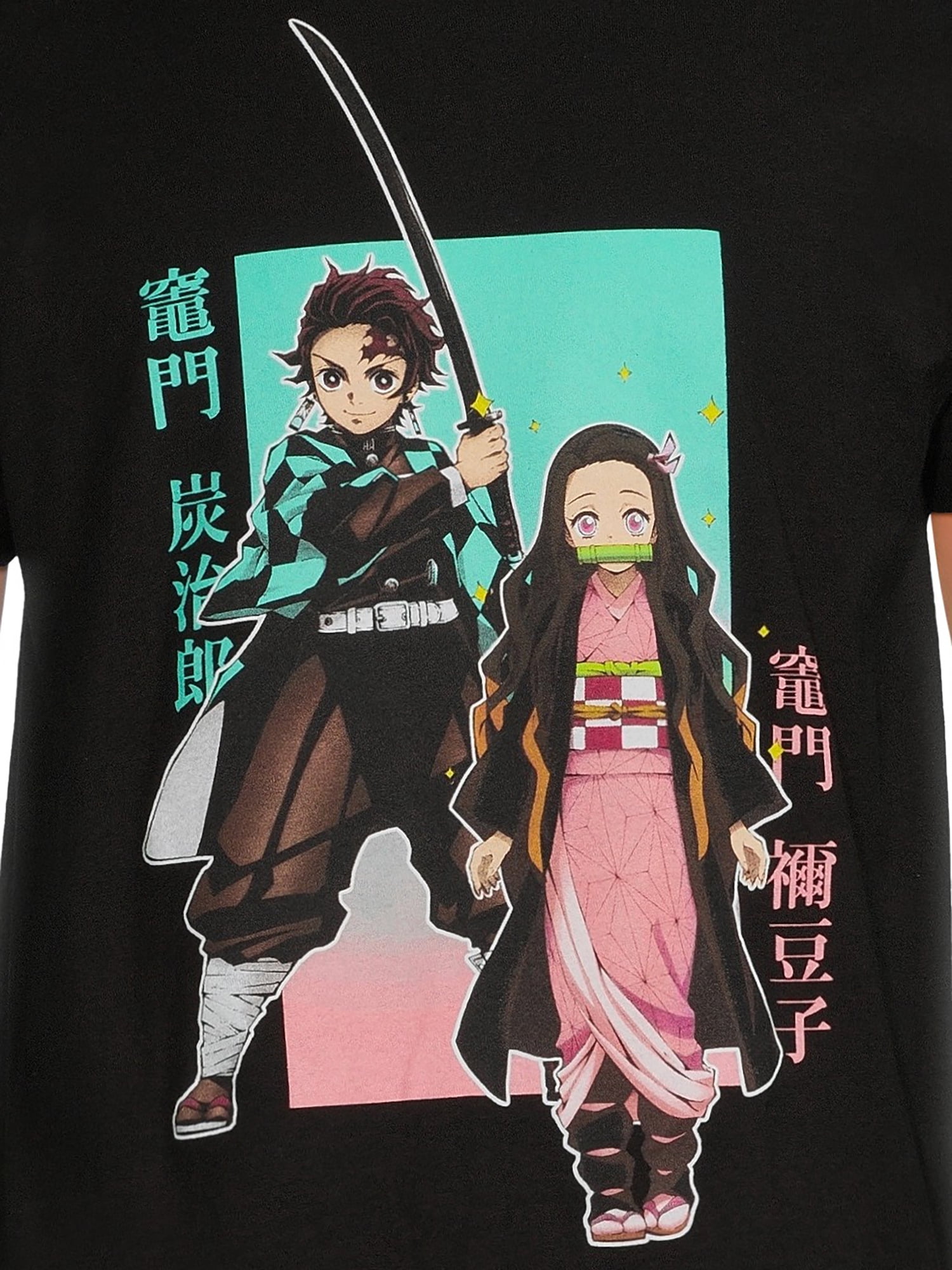 Demon Slayer Men’s and Big Men’s Graphic Tee Shirts, 2-Pack, Sizes S-3XL