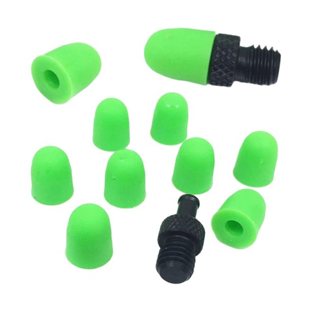 Puntas de bolígrafo para herramienta de reparación de abolladuras de automóviles, TPU verde, cabezal Knockdown, eliminación de abolladuras sin pintura Estilo B