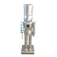 thumbnail image 2 of Figura de Cascanueces Navideño, Regalo de Navidad, Adorno de Mesa, Estatua Decorativa Plata, 2 of 9