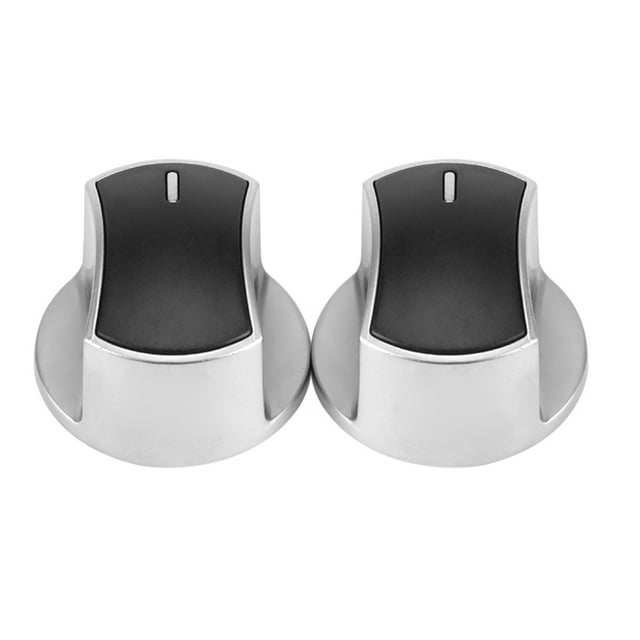 Fictory Stove Knob- 2pcs Universal Gas Stove Cooker Part Control Knobs Replacement Metal Rotary Switch