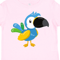 thumbnail image 4 of Inktastic Colorful Parrot, Tropical Parrot, Cute Parrot Boys or Girls Toddler T-Shirt, 4 of 5