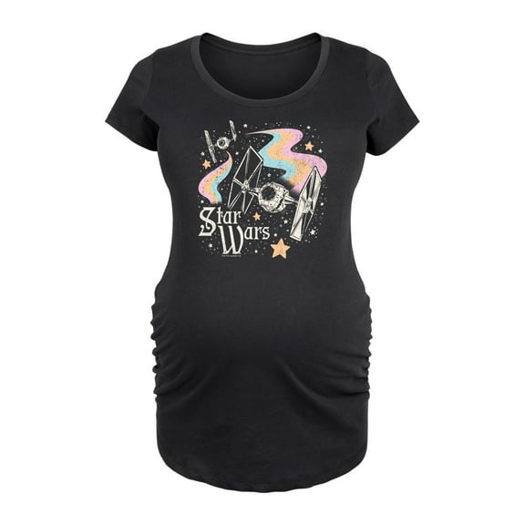 Star Wars - TIE Fighters Celestial Ships - Maternity Scoop Neck Tee