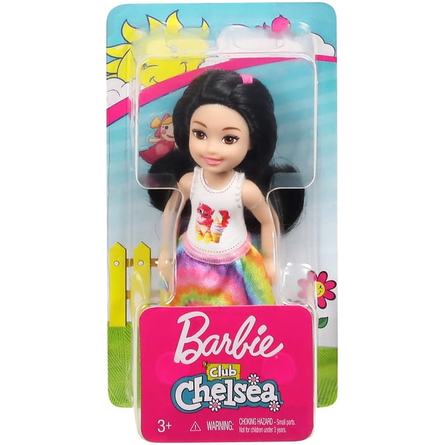 Barbie Club Chelsea Doll, Black Hair Barbie -