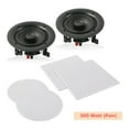 thumbnail image 4 of Pyle 10 Inch 300 Watt In Ceiling Wall 2 Way Flush Speaker System Pair (2 Pack), 4 of 6