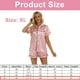 thumbnail image 2 of Conjunto de pijama de mujer Conjunto de pijama de camisa de manga corta abotonada y pantalones cortos, 2 of 5