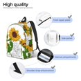 thumbnail image 3 of Fotbe Plump Sunflower And Sketch Mochila de Lona con Estampado, Mochila Duradera, Mochila Versátil de Alta Calidad, Mochila Compacta Vintage-Medium, 3 of 5