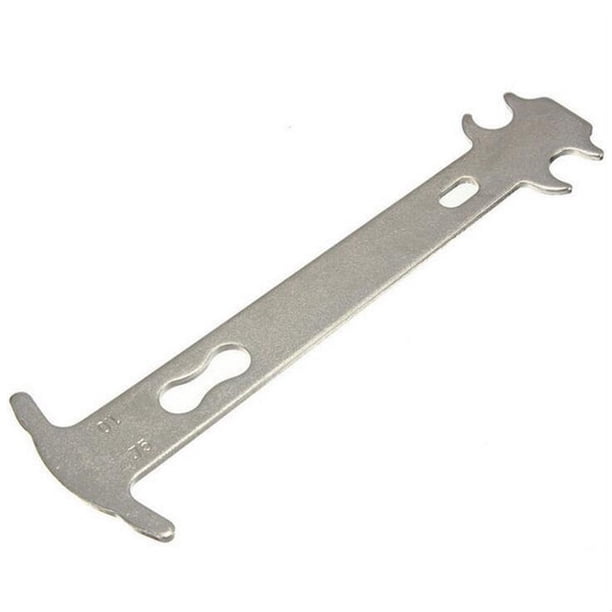 2 uds cadena de bicicleta comprobador de desgaste indicador de abrasión cadena de ciclismo herramienta de reparación de bicicletas de acero inoxidable
