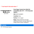thumbnail image 2 of Front Upper Control Arm Shaft Kit - Compatible with 1971 - 1973 Chevy Caprice 1972, 2 of 2