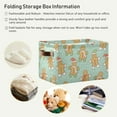 thumbnail image 6 of Coolnut Doodle Gingerbread Man Storage Basket with Handles Collapsible Storage Bins Canvas Fabric Storage Organizer for Shelves Closet Bedroom Living Room 2Pack Decor Gifts, 6 of 7