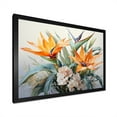 thumbnail image 2 of Designart "Dreamy Minimalist Birds Of Paradise II" Birds Of Paradise Picture Framed Canvas Art Print, 2 of 5