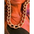 thumbnail image 2 of 18 Inch Solid Copper Chain Necklace #CN861G - 5/16 of an inch wide., 2 of 3