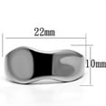 thumbnail image 2 of High polished (no plating) Stainless Steel Ring with No Stone for Women Minimalist Theme No Stone Stone Color Style TK618 Size 6, 2 of 4
