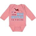 thumbnail image 3 of Inktastic I'm the big brother to twins. Boys Long Sleeve Baby Bodysuit, 3 of 5