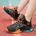 thumbnail image 4 of Basketball Shoes Kids Boys Girls Sneakers Outdoor Running Shoes Boys Comfortable High Top Basketball Shoes (Little Kids/Big Kids), 4 of 5