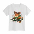 thumbnail image 5 of Povozer Girls Christmas Shirt Kids Christmas Tree Graphic T-Shirt Boys Girls Christmas Shirts Toddler Kids Merry and Bright Shirt,Size 7-8 Years,White, 5 of 6