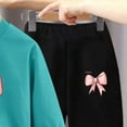 thumbnail image 5 of newwalpole Toddler Girls Outfits Sets, Warm Sweatshirts and Pants 2PC Fall and Winter Active Wear Clothes Sets for Baby Kids Girls Mint Green for Size 8-9 Years, 5 of 5