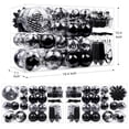 thumbnail image 3 of Set de Adornos Navideños SHareconn 86 Piezas Bolas Negras y Transparentes, 3 of 6