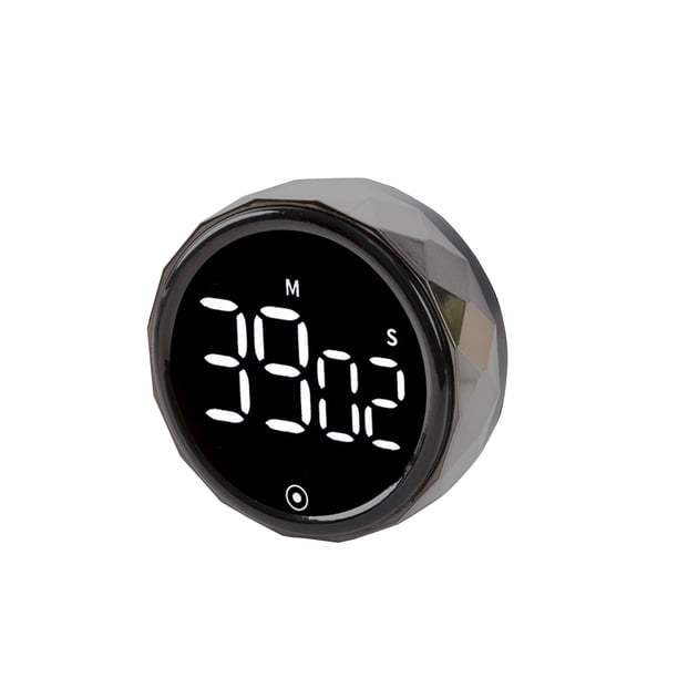Temporizadores de Cocina para Cocinar Ajuste Automático Temporizador Giratorio, Temporizador Silencioso Led Magnético, Temporizador de Cuenta Regresiva de Cocina, Recuerdo de Ejercicio de Belleza Temp