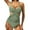 Mint Green, variant on Women'S Solid Color Jumpsuit Swimsuit