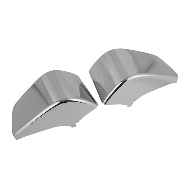Battery Side Covers, Motorcycle Parts Left Right Side Battery Box Cover Wearproof For Shadow ACE VT400 VT750 1997-2003 Silver