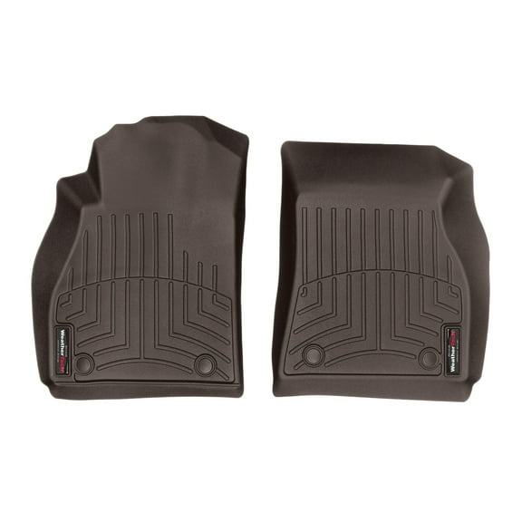WeatherTech Custom Fit FloorLiners compatible with 2014-2016 Buick LaCrosse - 1st Row (Driver & Passenger), Cocoa