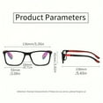 thumbnail image 4 of FG Ultralight TR90 Reading Glasses Blue Light Blocking Presbyopia Eyeglasses Men Hyperopia Optical Eyewear +100-+400 Gray +150, 4 of 6