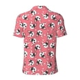 thumbnail image 4 of Rocae French Bulldog Face for Men's Short Sleeve Polo Shirt, Quick Drying Performance Moisture Wicking Sports Men's Golf Shirt 3X-Large, 4 of 9