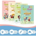 thumbnail image 2 of Practice Copybook for Kids Magic Writing Board Reusable Calligraphy Copybook Magic Calligraphy Handwriting English Number Tracing Book for Kids Callig, 2 of 5