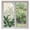 Off-White, variant on Palm Leaves Tropical Window Privacy Film, Green Botanical Summer Static Cling UV Sun Blocking Heat Control Window Tint Day and Night, Non-Adhesive Reusable One Way Windows Privacy Cover 19.6''x39.3''