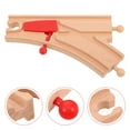 thumbnail image 2 of MRLESS Train Track Expansion Kit with Wooden Railway Track Pieces and Bridge Set for Toy Train Enthusiasts Wooden Train Track Accessories, 2 of 8