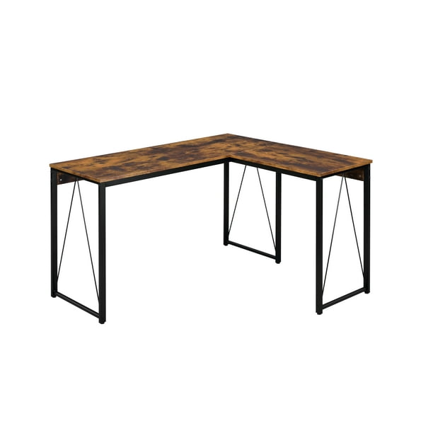 Zetri Writing Desk In Rustic Oak Black Finish Com Zetri Writing Desk In Rustic Oak, Best Finish For Oak Desktop