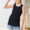 thumbnail image 2 of YunPes Girls Racerback Tank Tops Athletic Workout Sport Shirts for Running Gymnastics Dance Yoga Sleeveless Crewneck Basic Camisole, 2 of 9