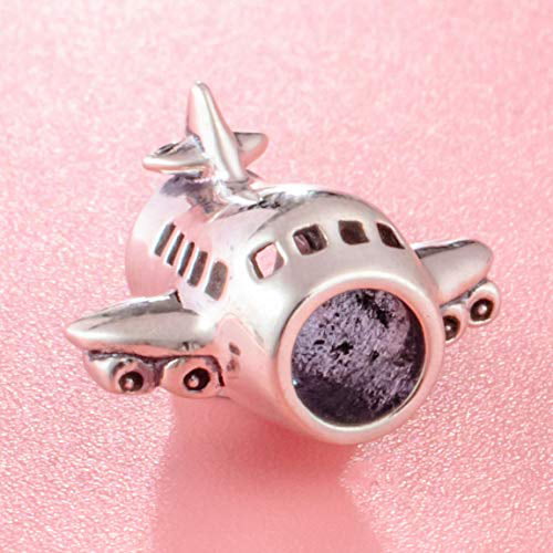 MAITONGG Airplane Pattern Charms Women Fit Original Pandora Bracelet  Necklace 925 Sterling Silver Ch…See more MAITONGG Airplane Pattern Charms  Women