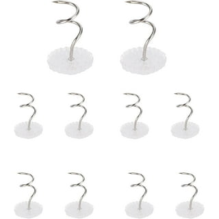 Upholstery Twist Pins, 30/50pcs DIY Clear Heads Bed Skirt Twist Pins  Upholstery Bed Skirt Screws Holders for Couch Chair Car Sofa Headliner  Repair(50psc) 