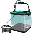 thumbnail image 1 of Outdoor Camping Bucket Water Container with Rope 8/13L Folding Fishing Bucket Portable Water Tanks Easy to Carry, 1 of 8