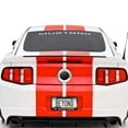 thumbnail image 3 of Ford Mustang Name Perforated Unobstructed View 36" Vinyl Window Film Adhesive Wrap Graphic Decal, 3 of 6