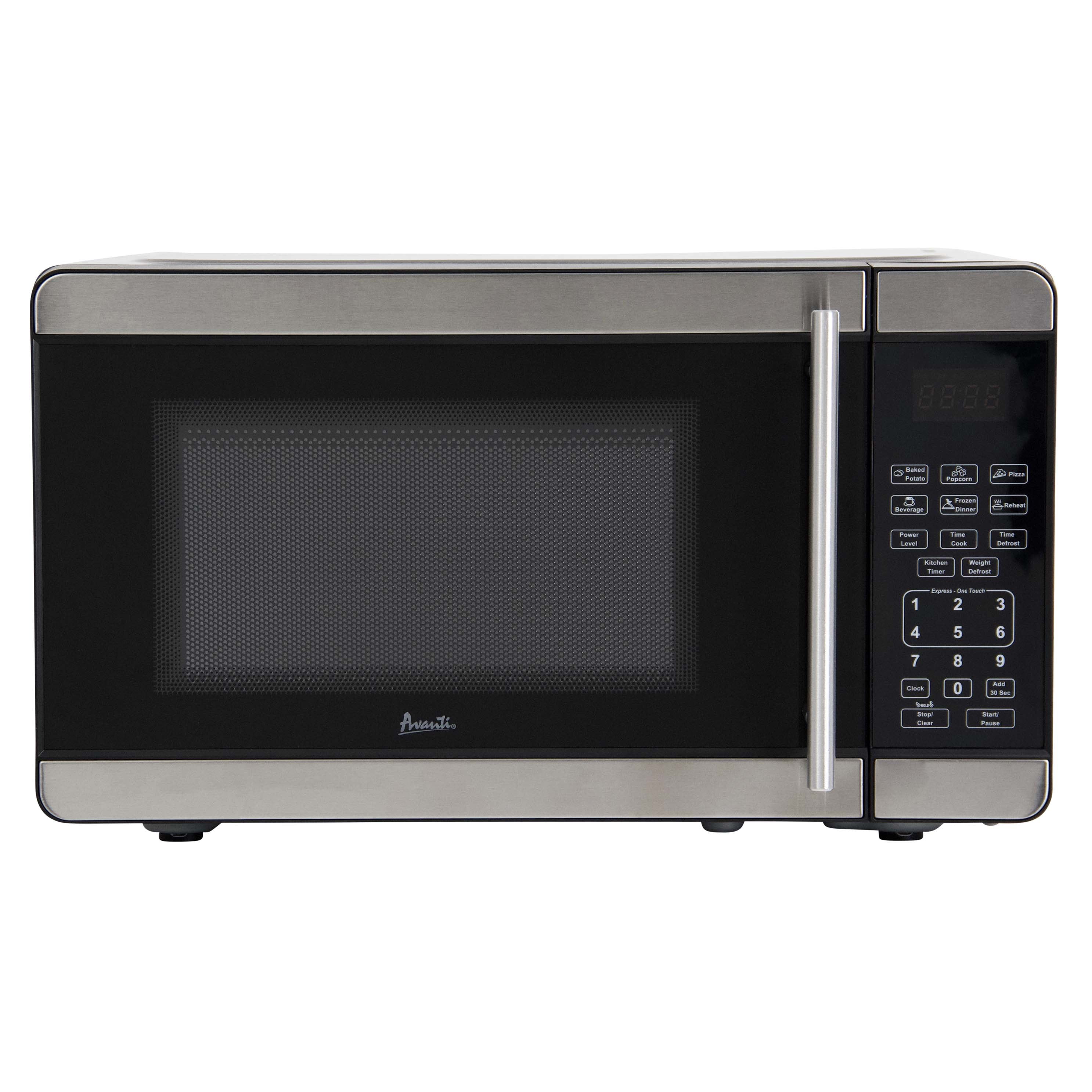 Avanti Countertop Microwave Oven, 0.7 cu. ft., in Stainless Steel