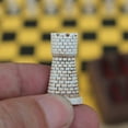 thumbnail image 3 of Juego de Mesa Familiar Ajedrez con Personajes de Resina Antiguos Blanco y Marrón, 3 of 9