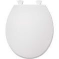 thumbnail image 2 of Bemis 800EC000 Round Closed Front Toilet Seat with Cover, White, 2 of 8