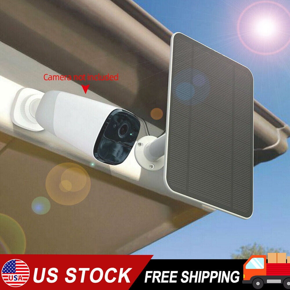 Waterproof Solar Panel Kit Essential Spotlight Camera Doorbell Charger