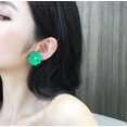 thumbnail image 4 of 2 Pcs Flower Earrings Super Fairy Soft Earring, White, 4 of 5