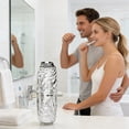 thumbnail image 1 of Soporte para cepillos de dientes | Organizador de baño de 2 piezas para guardar cepillos de dientes y pasta dental | Juego de tazas de viaje de plástico para el hogar, la oficina o el camping, 1 of 6