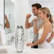 thumbnail image 1 of Soporte para cepillos de dientes | Organizador de baño de 2 piezas para guardar cepillos de dientes y pasta dental | Juego de tazas de viaje de plástico para el hogar, la oficina o el camping, 1 of 6