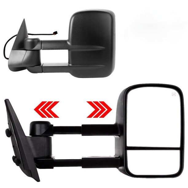 Yitamotor Towing Mirrors For 07 13 Chevy Silverado Gmc Sierra 1500 2500 3500 Yukon Pair Set Power Heated Side Mirrors