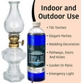thumbnail image 5 of Hyoola Liquid Paraffin Lamp Oil Clean Smokeless Tiki Torch Fuel, Blue, 32 Ounce, 1-Pack, 5 of 5